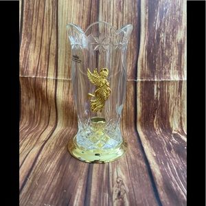 Teleflora Crystal Fine Bohemian Angel Candle Vase